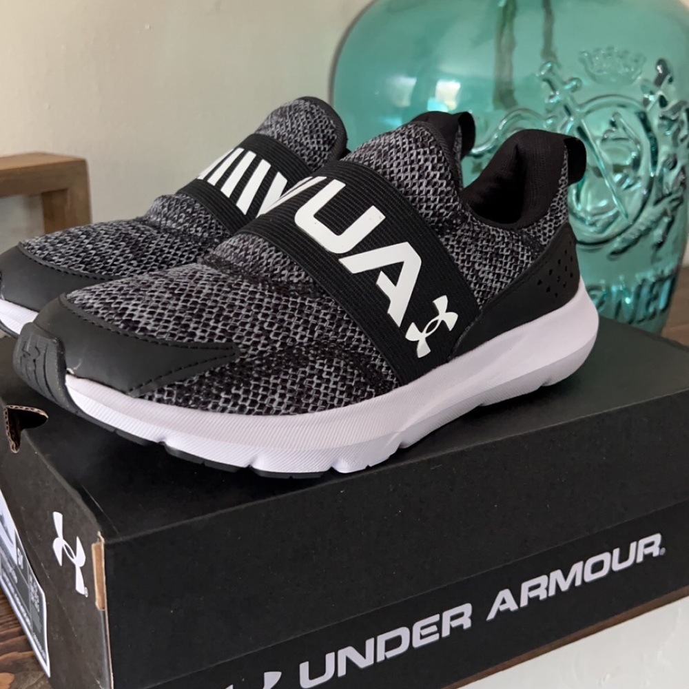 Brand new boys UA shoes
